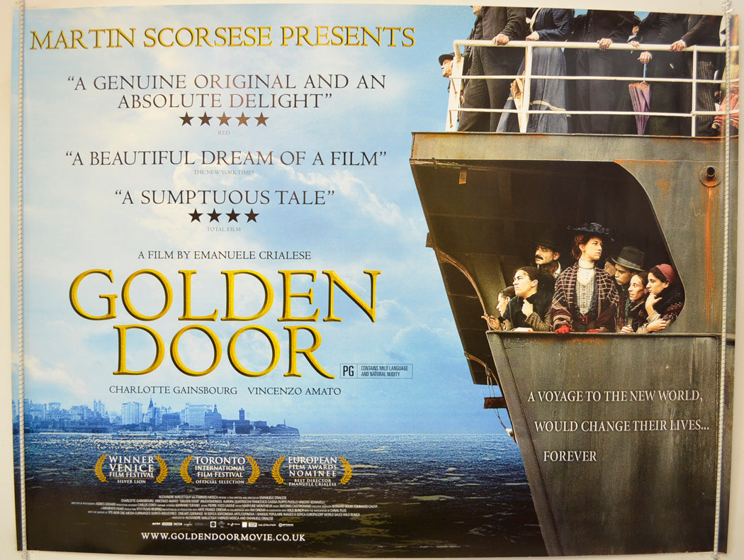 Golden Door  (a.k.a. Nuovomondo)   Original Quad Poster - Film Poster - Movie Poster