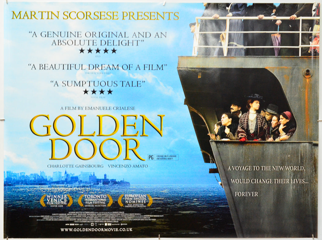 Golden Door - Original Quad Poster - Film Poster - Movie Poster