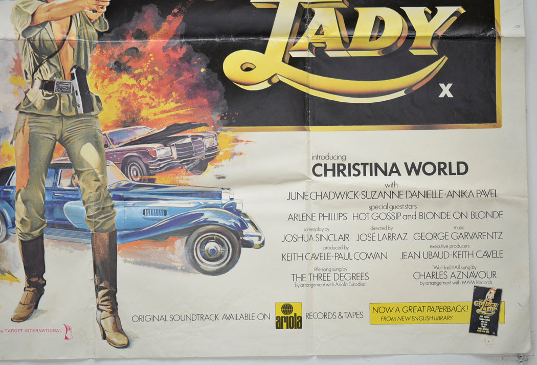 THE GOLDEN LADY (Bottom Right) Cinema Quad Movie Poster 