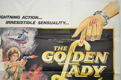 THE GOLDEN LADY (Top Right) Cinema Quad Movie Poster 