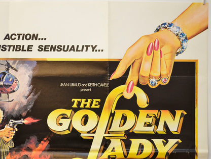 THE GOLDEN LADY (Top Right) Cinema Quad Movie Poster 