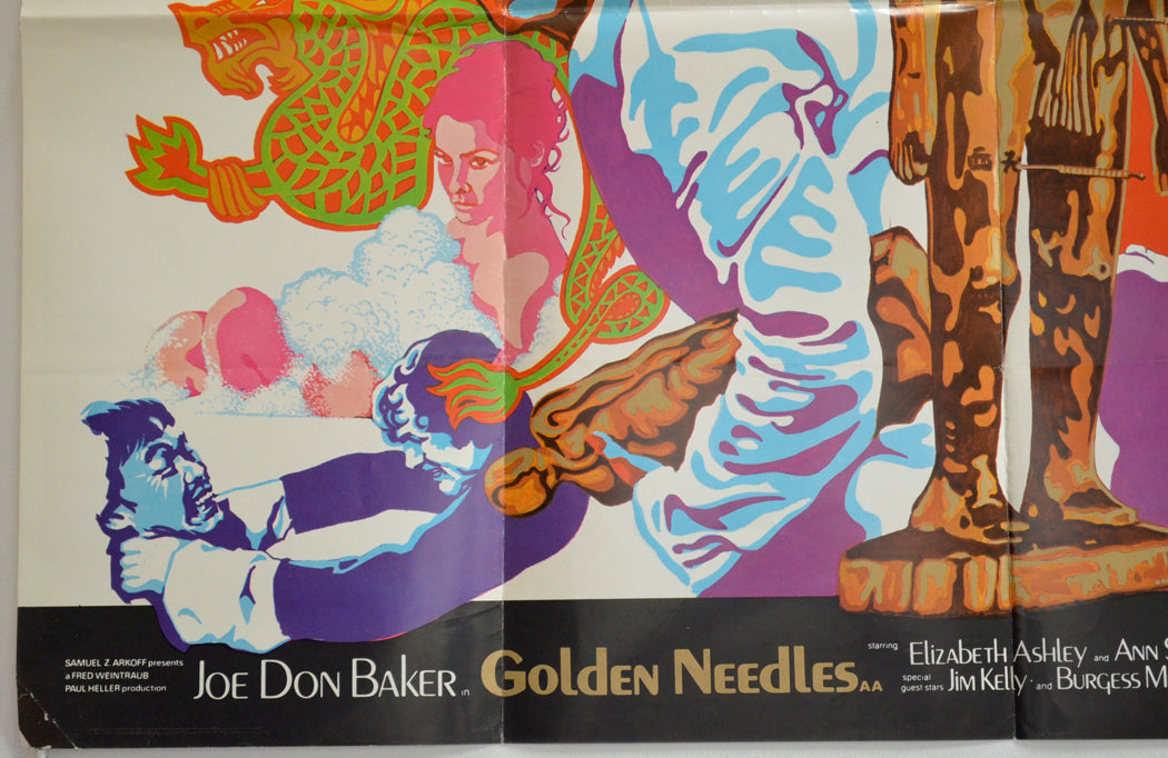 GOLDEN NEEDLES (Bottom Left) Cinema Quad Movie Poster 