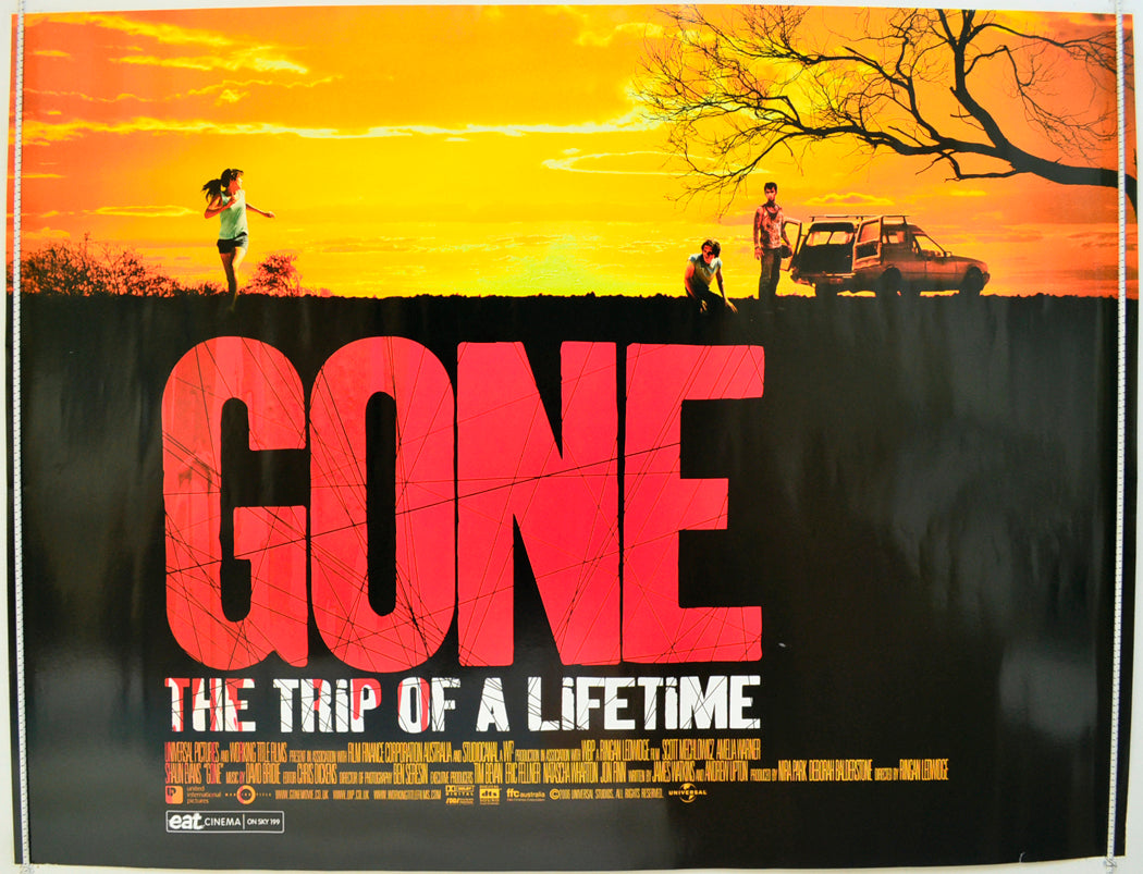 Gone Original Quad Poster - Film Poster - Movie Poster  