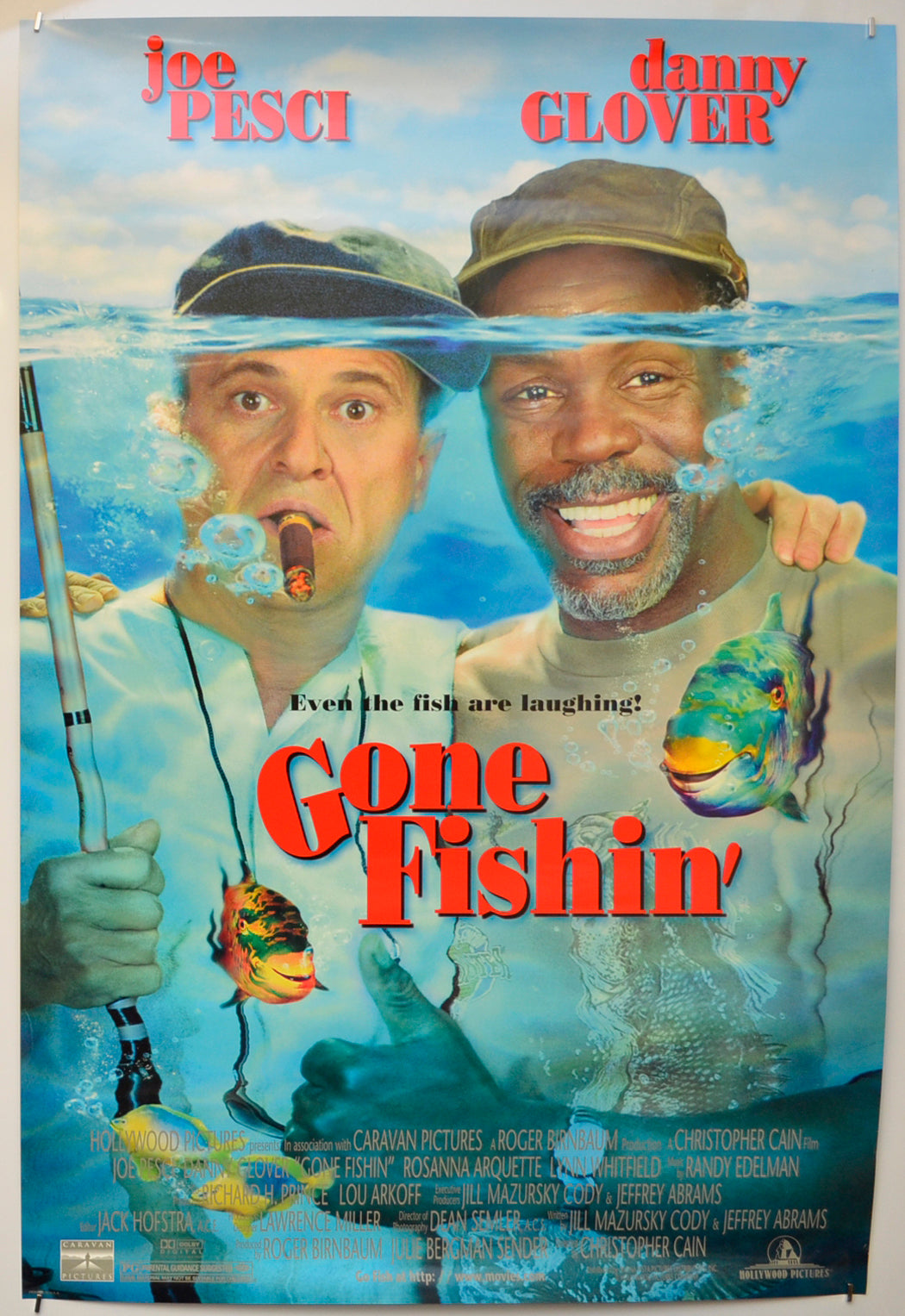 Gone Fishin'  Original One Sheet Poster - Film Poster - Movie Poster