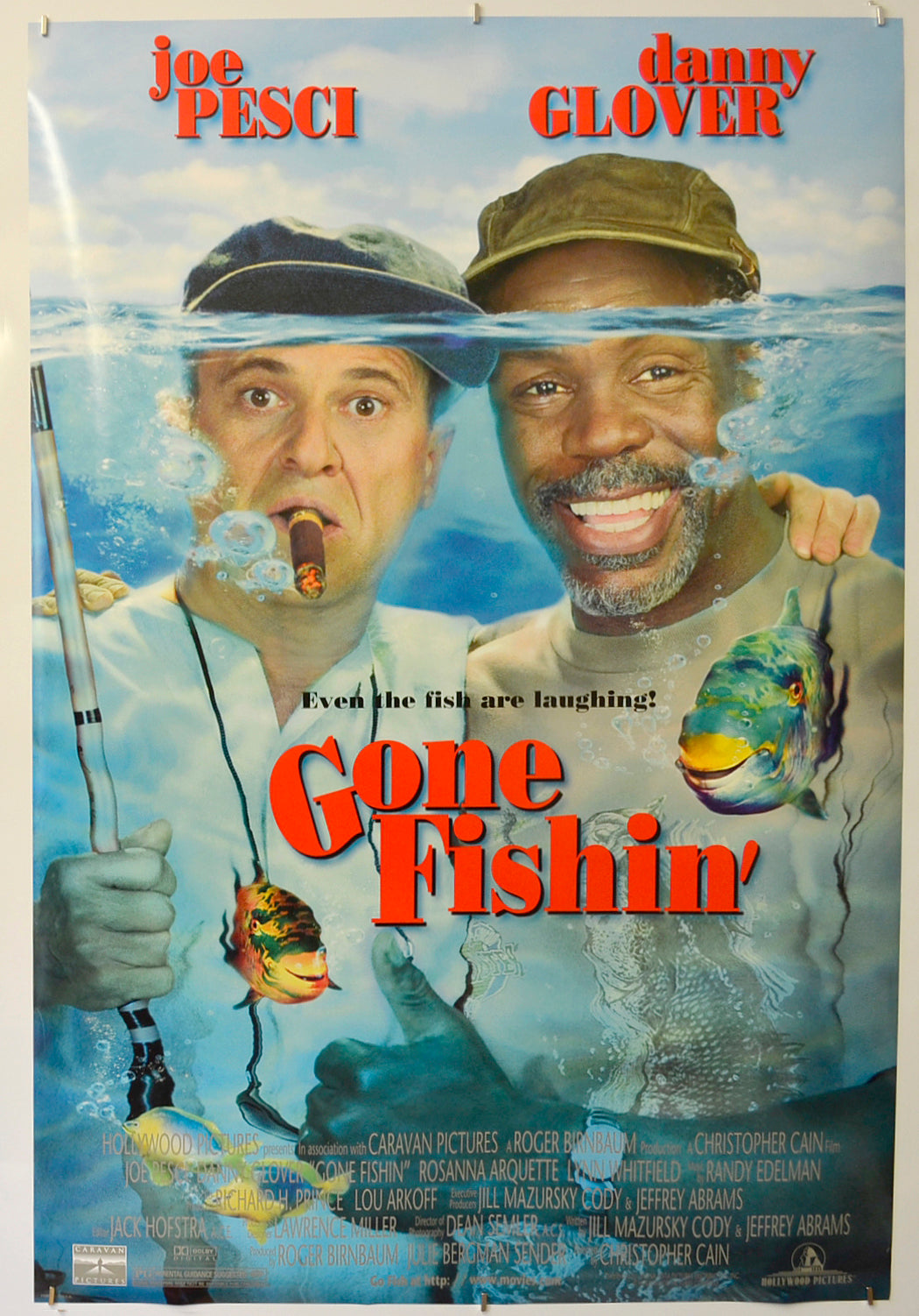 Gone Fishin'  Original One Sheet Poster - Film Poster - Movie Poster