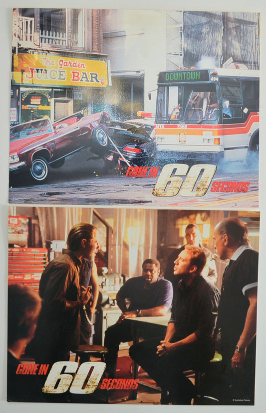 Gone In 60 Seconds  2 Original Cinema Lobby Cards 