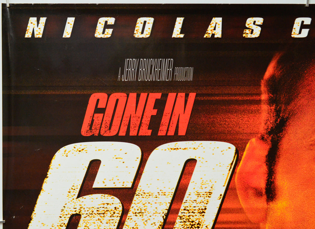 Gone In 60 Seconds (Top Left) Cinema Quad Movie Poster 