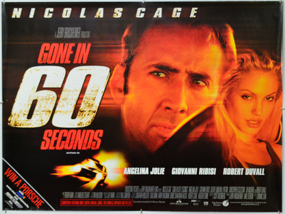 Gone In 60 Seconds - Original Quad Poster - Film Poster - Movie Poster