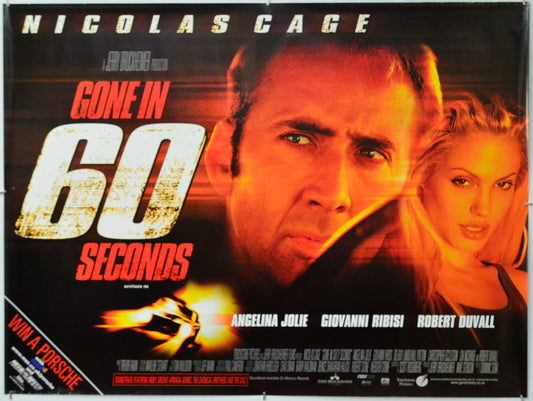 Gone In 60 Seconds - Original Quad Poster - Film Poster - Movie Poster