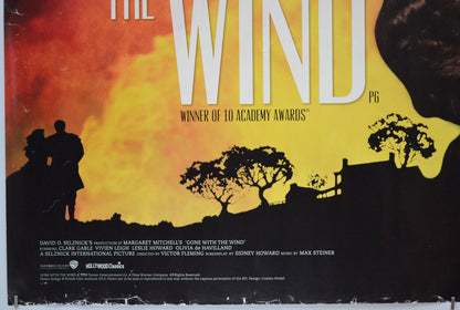 GONE WITH THE WIND (Bottom Left) Cinema Quad Movie Poster 