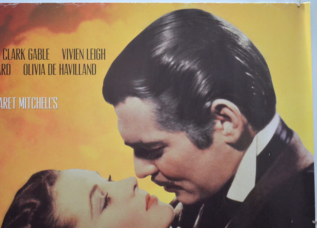 GONE WITH THE WIND (Top Right) Cinema Quad Movie Poster 