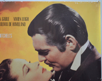 GONE WITH THE WIND (Top Right) Cinema Quad Movie Poster 