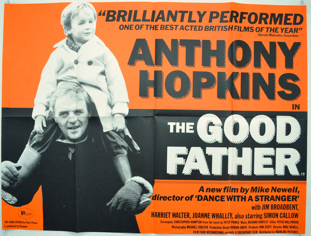 The Good Father Original Quad Poster - Film Poster - Movie Poster  