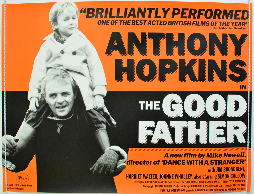 The Good Father Original Quad Poster - Film Poster - Movie Poster  