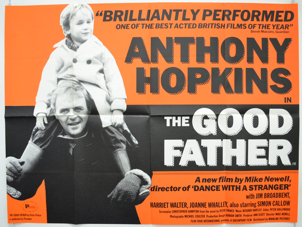 The Good Father Original Quad Poster - Film Poster - Movie Poster  