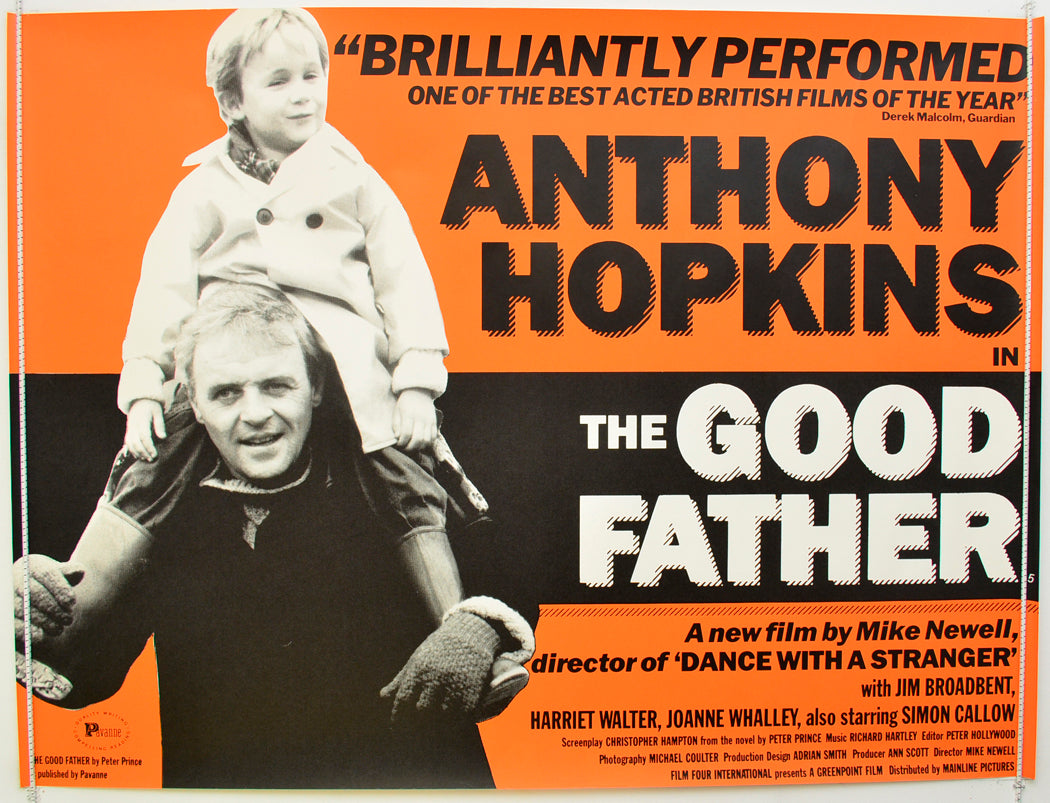 The Good Father Original Quad Poster - Film Poster - Movie Poster  