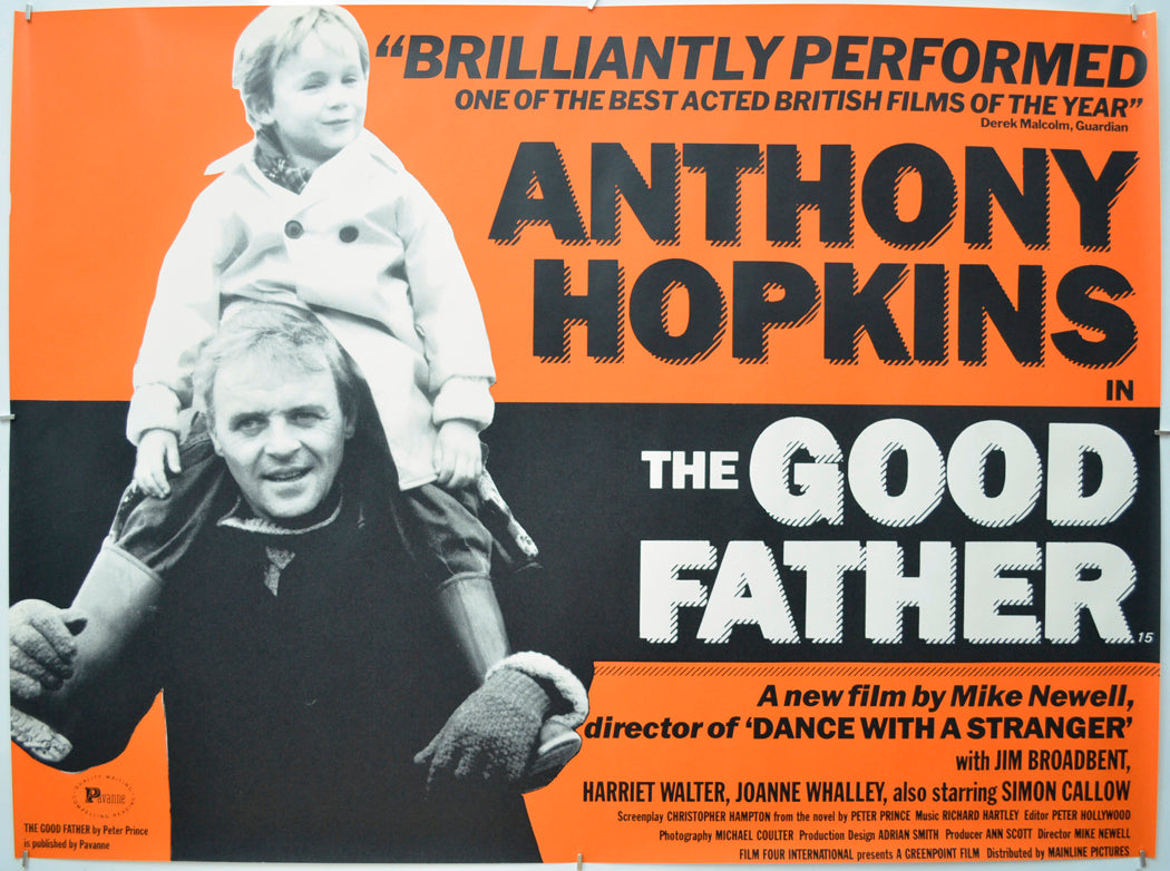 The Good Father Original Quad Poster - Film Poster - Movie Poster