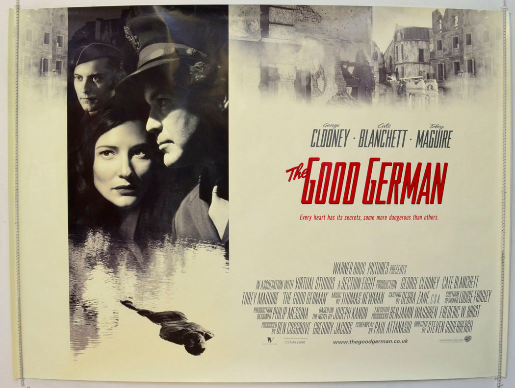 The Good German Original British Quad Poster - Film Poster - Movie Poster 