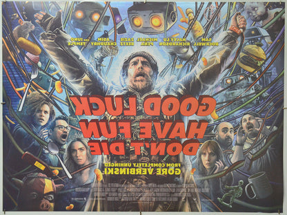 Good Luck, Have Fun, Don't Die (Back) Cinema Quad Movie Poster 