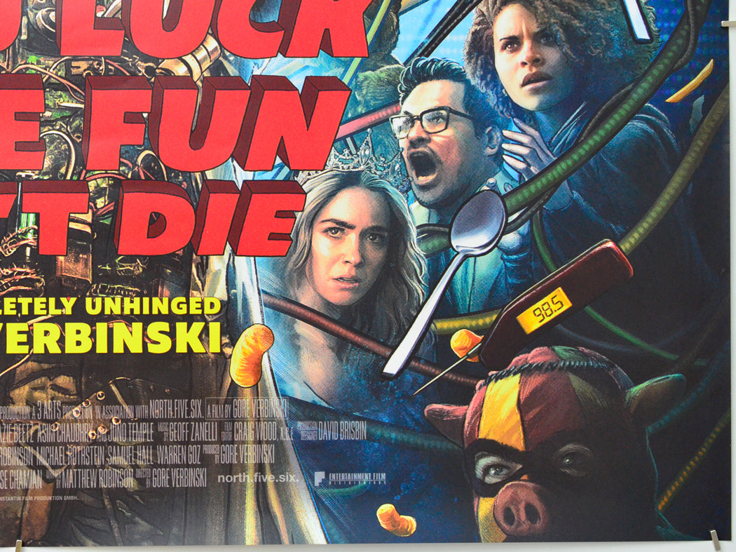 Good Luck, Have Fun, Don't Die (Bottom Right) Cinema Quad Movie Poster 