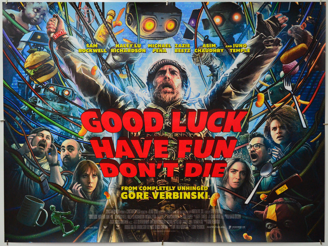 Good Luck, Have Fun, Don't Die - Original Quad Poster - Film Poster - Movie Poster