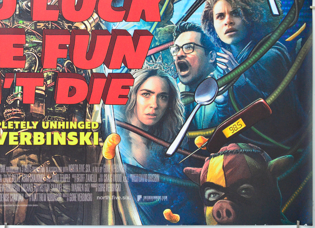 Good Luck, Have Fun, Don't Die (Bottom Right) Cinema Quad Movie Poster 