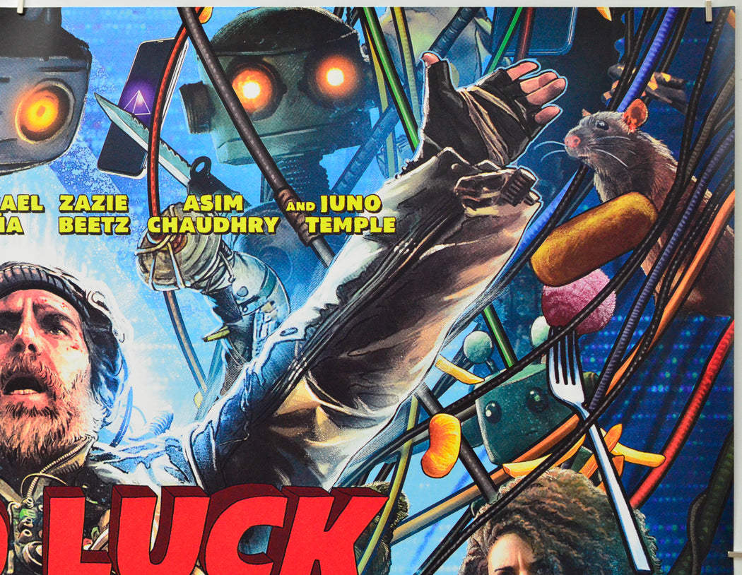 Good Luck, Have Fun, Don't Die (Top Right) Cinema Quad Movie Poster 