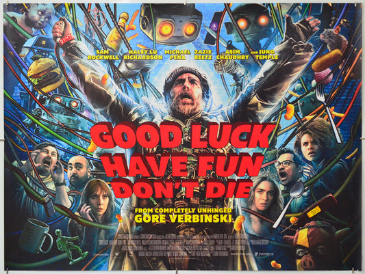 Good Luck, Have Fun, Don't Die - Original Quad Poster - Film Poster - Movie Poster