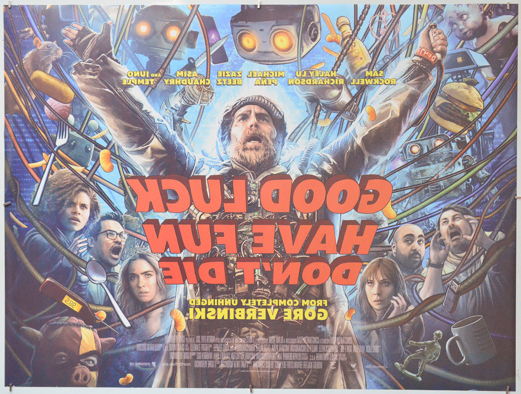 Good Luck, Have Fun, Don't Die (Back) Cinema Quad Movie Poster 