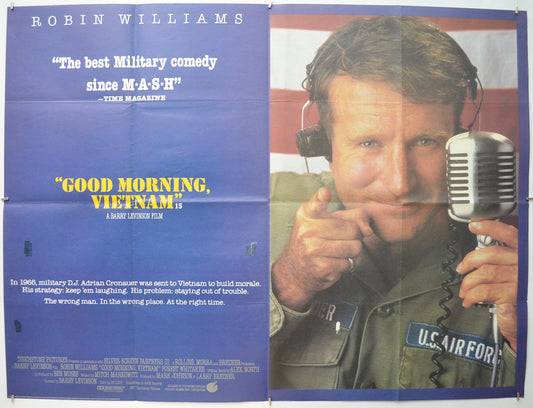 Good Morning Vietnam Original Quad Poster - Film Poster - Movie Poster