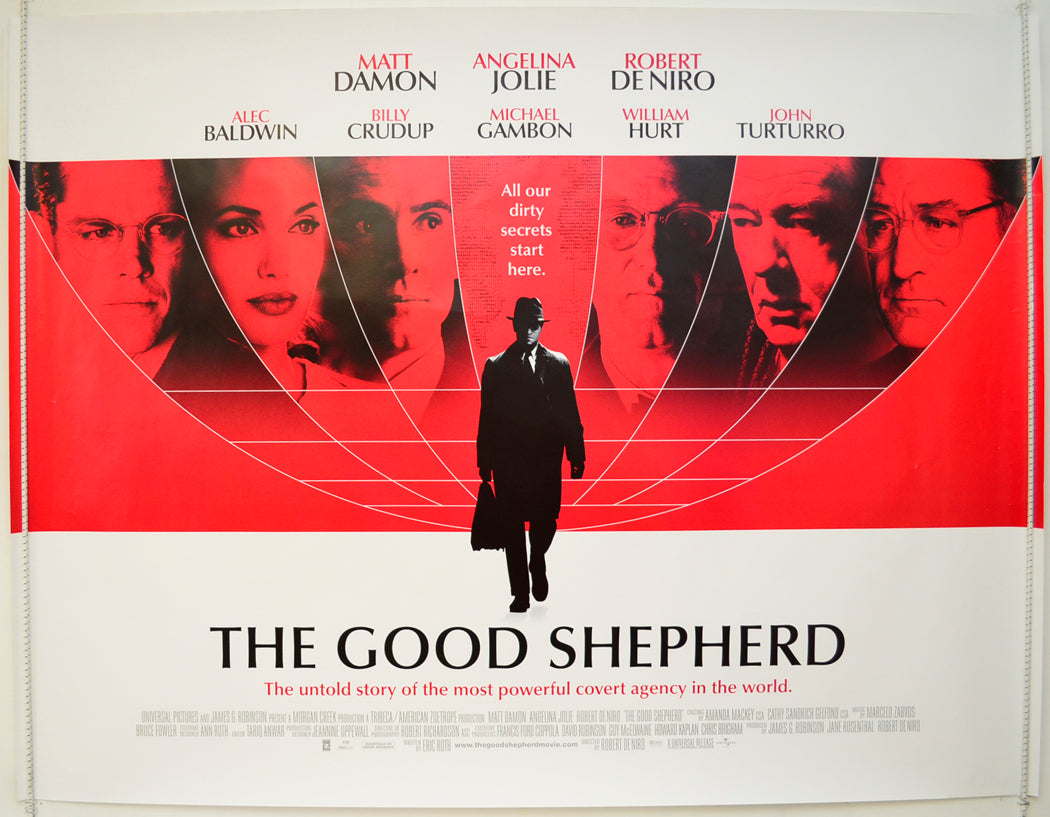 The Good Shepherd Original Quad Poster - Film Poster - Movie Poster  