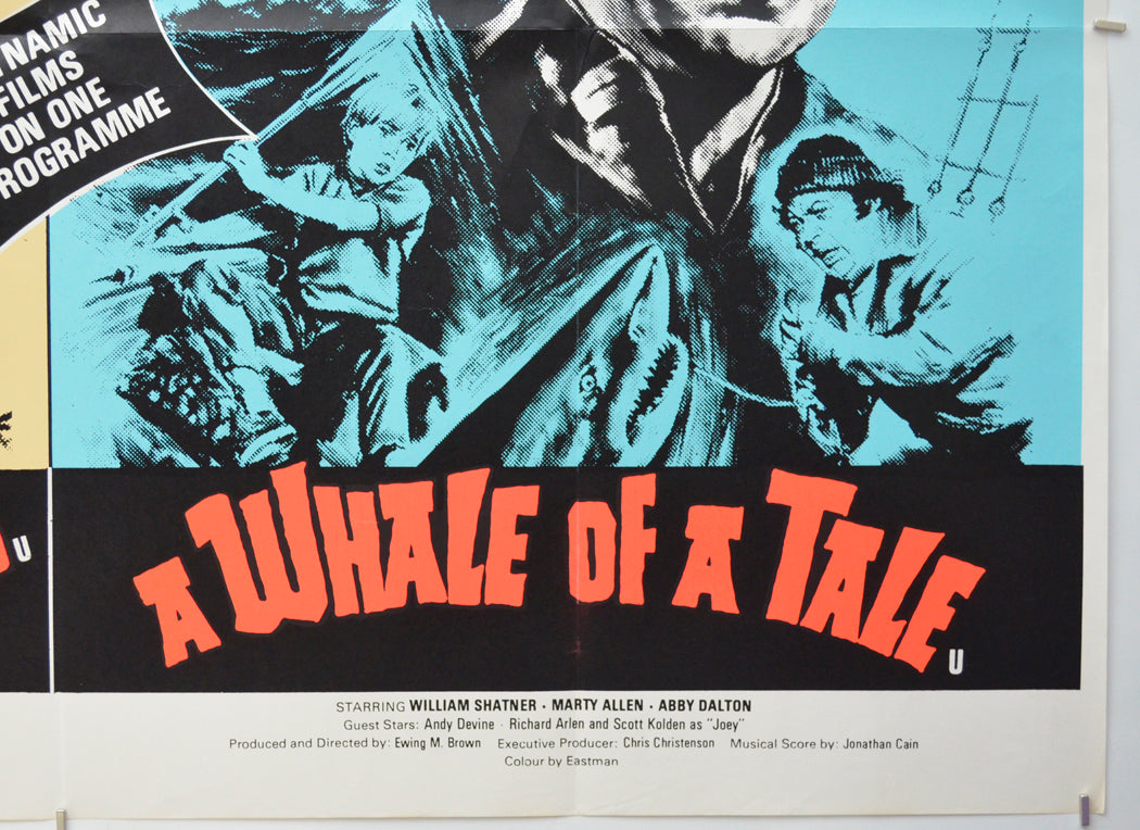 GOOD TIME OUTLAWS / A WHALE OF A TIME (Bottom Right) Cinema Quad Movie Poster 