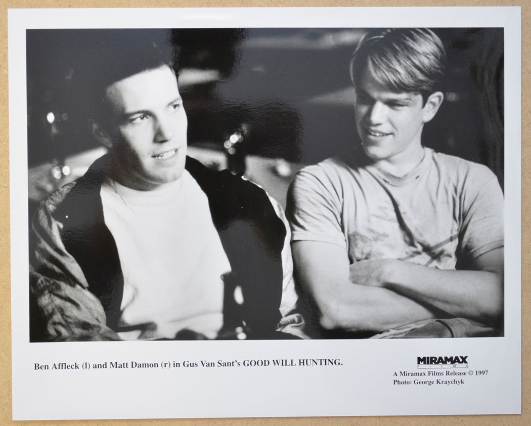 GOOD WILL HUNTING (Still 1) Cinema Black and White Press Stills 