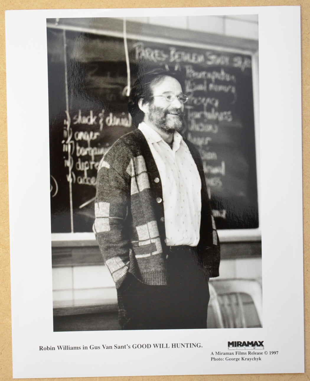 GOOD WILL HUNTING (Still 11) Cinema Black and White Press Stills 