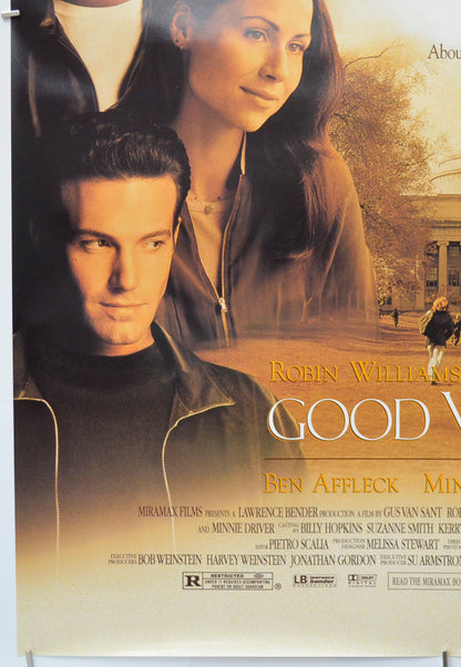 GOOD WILL HUNTING (Bottom Left) Cinema One Sheet Movie Poster 