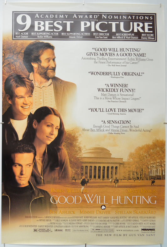 Good Will Hunting - Original One Sheet Poster - Film Poster - Movie Poster