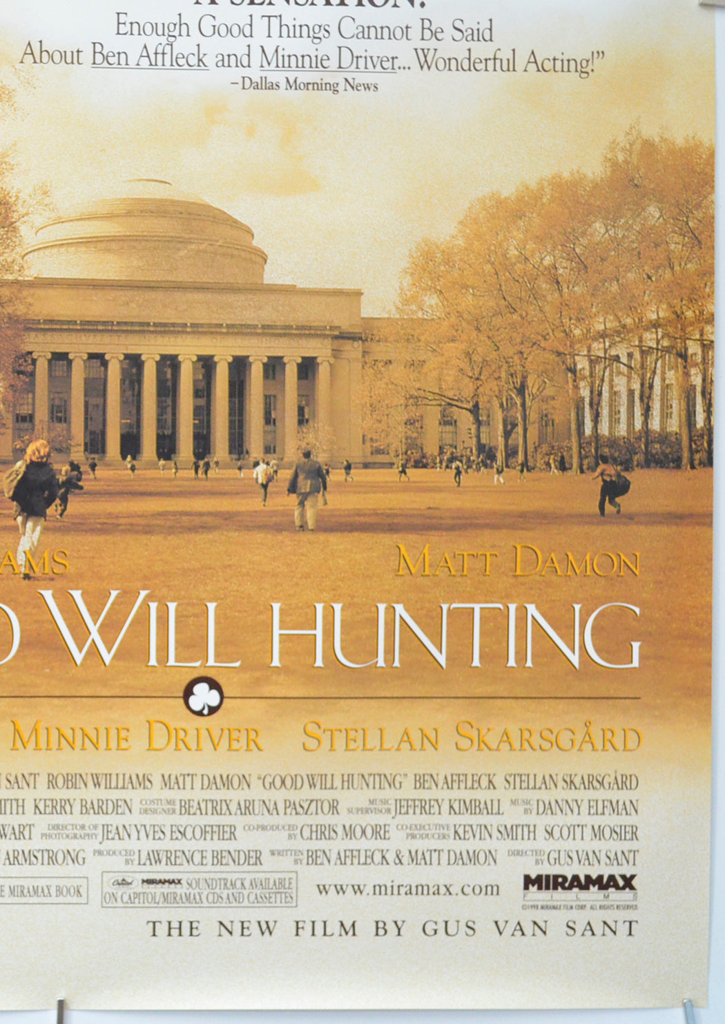 GOOD WILL HUNTING (Bottom Right) Cinema One Sheet Movie Poster 