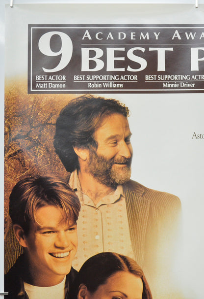 GOOD WILL HUNTING (Top Left) Cinema One Sheet Movie Poster 