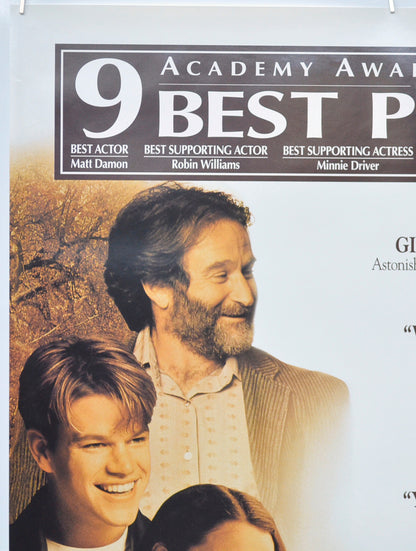 GOOD WILL HUNTING (Top Left) Cinema One Sheet Movie Poster 