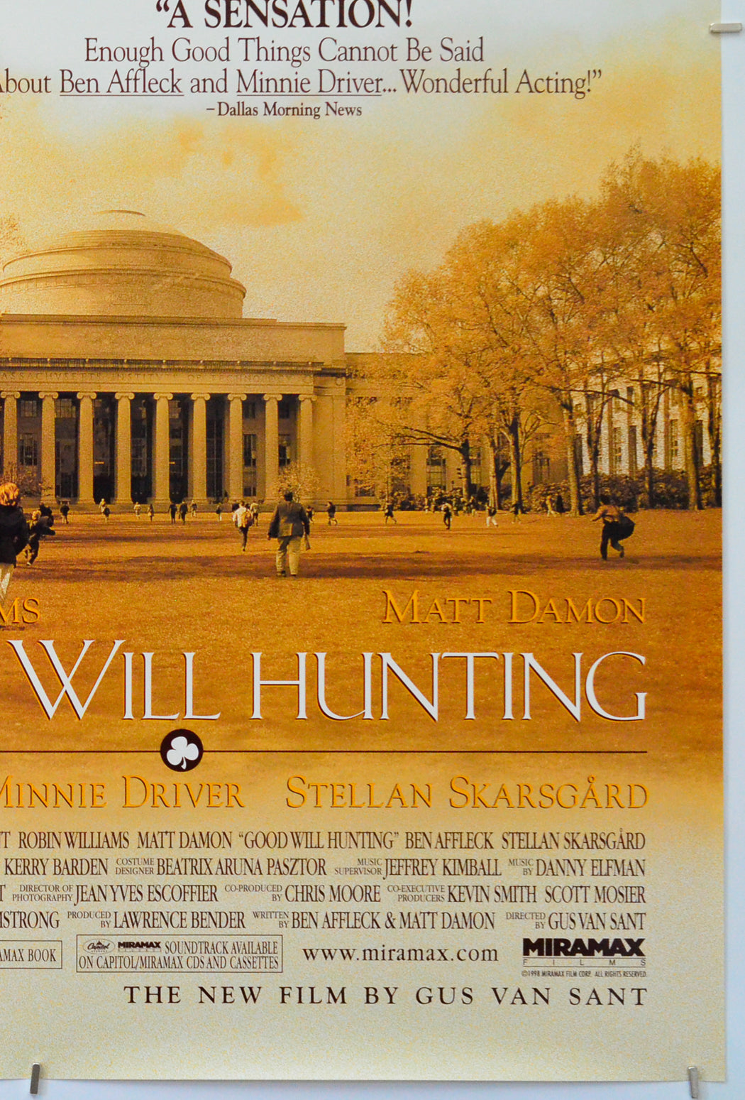 Good Will Hunting (Bottom Right) Cinema One Sheet Movie Poster 