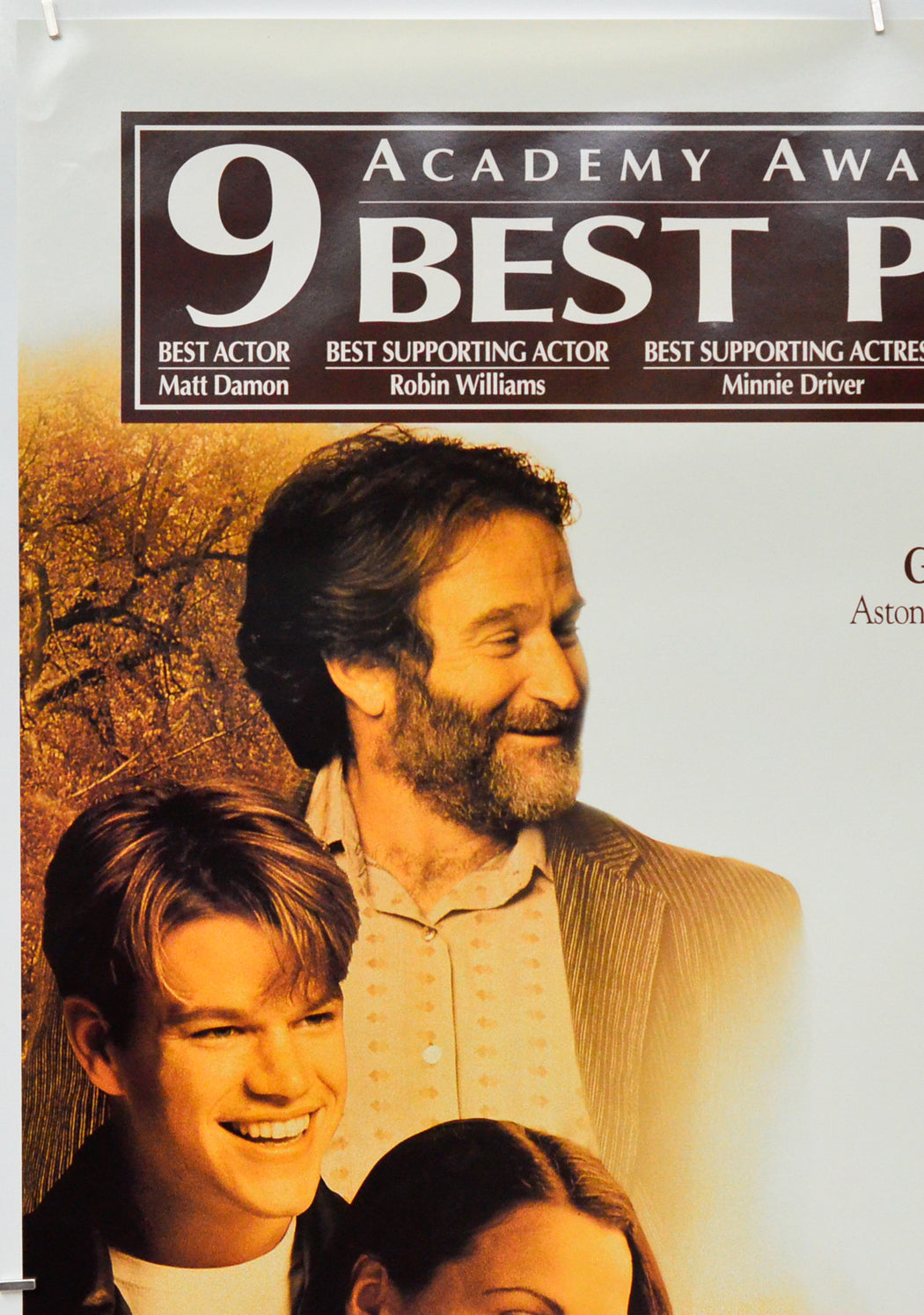 Good Will Hunting (Top Left) Cinema One Sheet Movie Poster 
