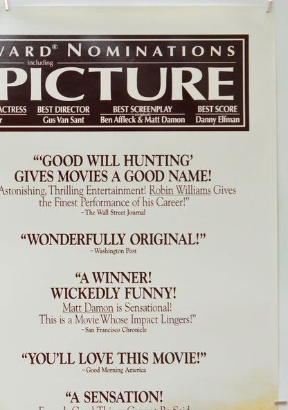 Good Will Hunting (Top Right) Cinema One Sheet Movie Poster 