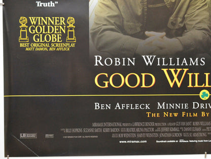 Good Will Hunting (Bottom Left) Cinema Quad Movie Poster 