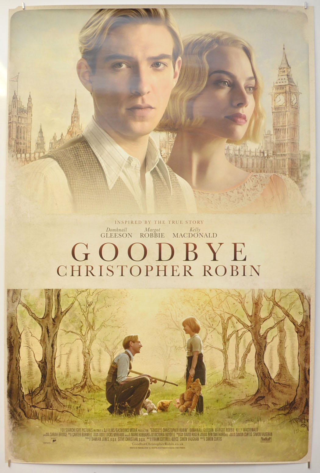 Goodbye Christopher Robin Original One Sheet Poster - Film Poster - Movie Poster