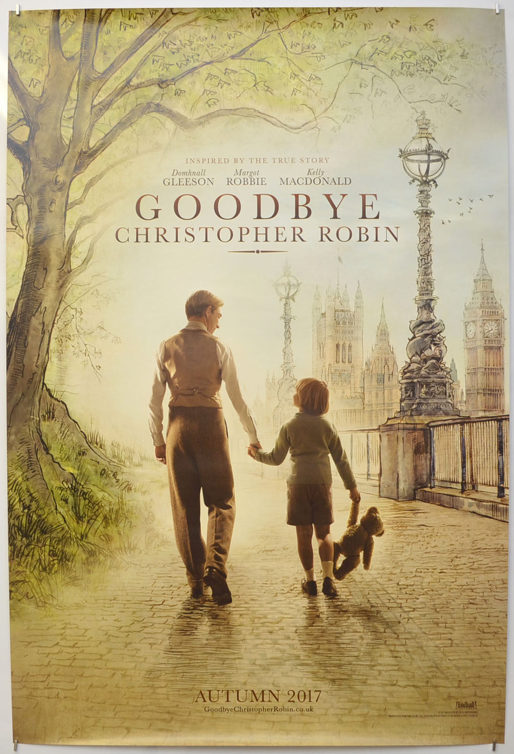 Goodbye Christopher Robin (Teaser / Advance Version)  Original One Sheet Poster - Film Poster - Movie Poster