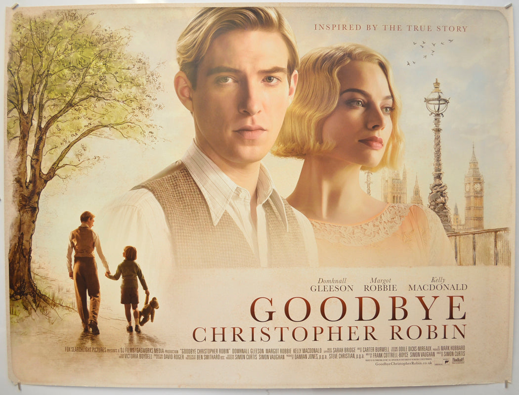 Goodbye Christopher Robin Original Quad Poster - Film Poster - Movie Poster