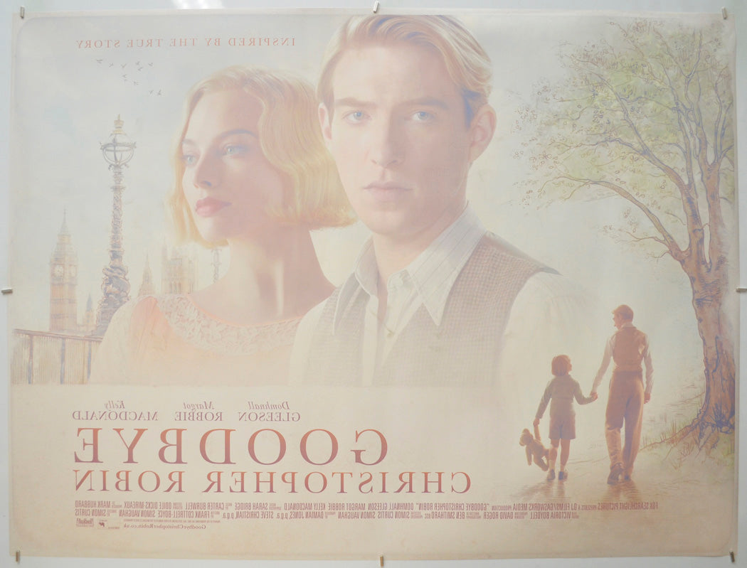 Goodbye Christopher Robin (Back) Cinema Quad Movie Poster 