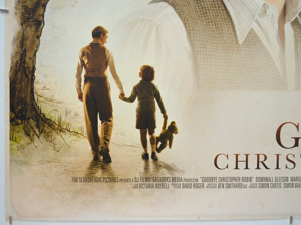 Goodbye Christopher Robin (Bottom Left) Cinema Quad Movie Poster 