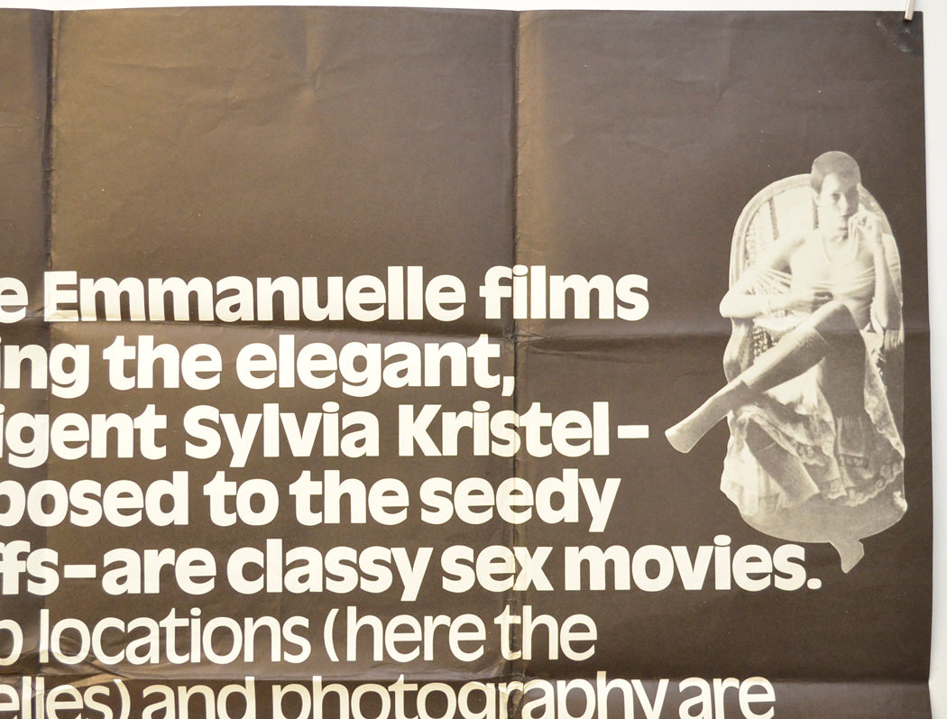 GOODBYE EMMANUELLE (Top Right) Cinema Quad Movie Poster 