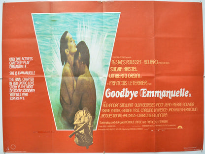 Goodbye Emmanuelle Original Quad Poster - Film Poster - Movie Poster